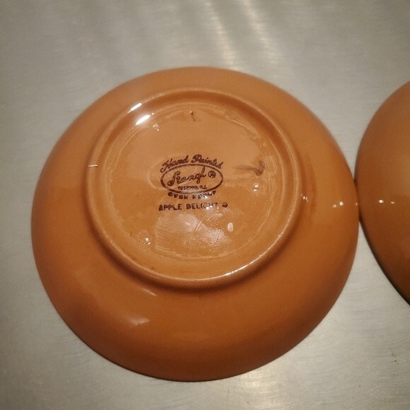 Stangl Apple Delight Vintage 1960's - 5.5" Desert or Snack Bowls - Set of 2 - Picture 6 of 10